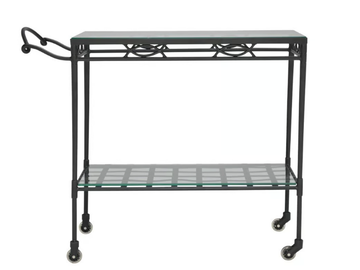 AMALFI - Glass and Stainless Steel garden trolley by JANUS et Cie - view 3